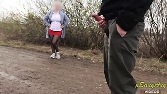 Unwittingly Exposing My Genitals In A Public Park, A Curious Mom Takes Notice And Engages In A Steamy Encounter, Captured On A Concealed Camera For Your Viewing Pleasure.