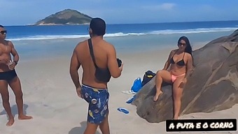 Photography Session Turns Into Steamy Encounter With Two Black Men At Nudism Beach