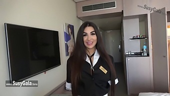 Get Up Close And Personal With Susy Gala And Nick Moreno In A Hotel Room Pov