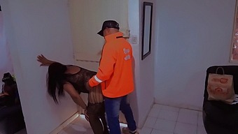 A Chance Encounter With The Delivery Man Leads To A Steamy Session Of Mutual Pleasure And Submission