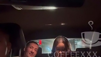 Amateur Couple Gets Kinky With Uber Driver In Public